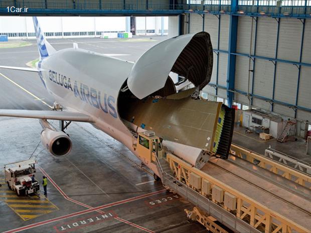 نمایش جالب ترین و بزرگترین هواپیمای غول آسای جهان